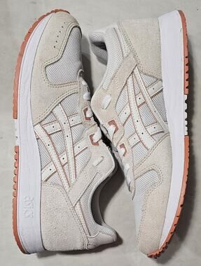 Asics GT-II Women's Retro Running Shoes Size 8.5 Cream White Rose Gold